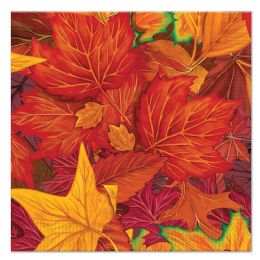 12 Pieces Fall Leaf Luncheon Napkins - Party Paper Goods