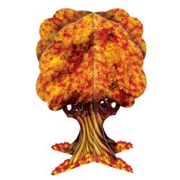 12 Wholesale 3-D Fall Tree Centerpiece Assembly Required