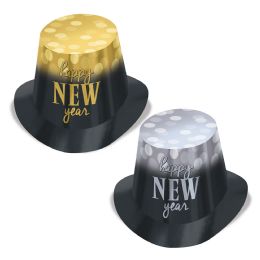 25 Pieces New Year Lights Hi-Hats - Party Hats & Tiara