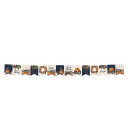 12 Pieces Foil Fall Thanksgiving Streamer - Party Banners