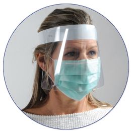 50 Pieces Plastic Face Shield - Personal Care Items
