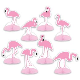 12 Pieces Flamingo Mini Centerpieces - Party Center Pieces
