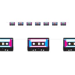 12 Pieces Cassette Tape Streamer - Party Banners