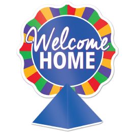 12 Bulk 3-D Foil Welcome Home Centerpiece Assembly Required