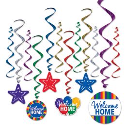 6 Wholesale Welcome Home Whirls 6 Whirls W/icons; 6 Plain Whirls