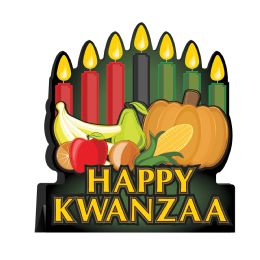 12 Wholesale 3-D Happy Kwanzaa Centerpiece