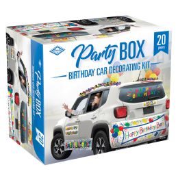 6 Bulk Birthday Car Party Box Piece Count: 20