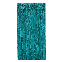 6 Pieces 1-Ply Gleam 'n Curtain Turquoise - Hanging Decorations & Cut Out