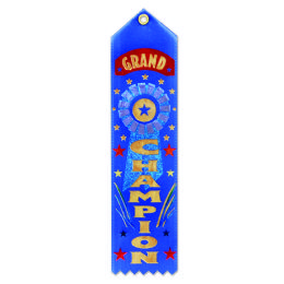 6 Wholesale Grand Champion Award Ribbon