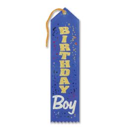 6 Pieces Birthday Boy Award Ribbon - Bows & Ribbons