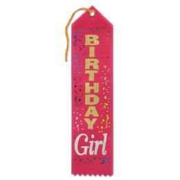 6 Pieces Birthday Girl Award Ribbon - Bows & Ribbons