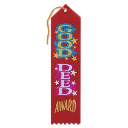 6 Pieces Good Deed Award Ribbon - Bows & Ribbons