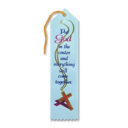 6 Pieces Put God In The Center Ribbon - Bows & Ribbons