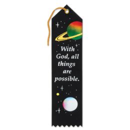 6 Wholesale With God, All Things Are Possible Ribbon