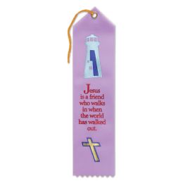 6 Pieces Jesus Is A Friend Ribbon - Bows & Ribbons
