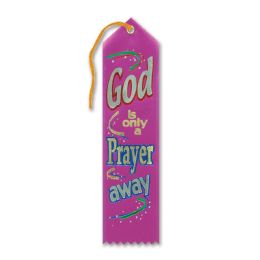 6 Wholesale God Is Only A Prayer Away Ribbon