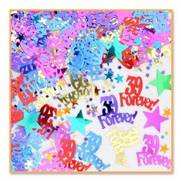6 Pieces 39 Forever! Confetti - Streamers & Confetti