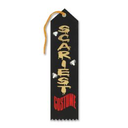 6 Pieces Scariest Costume Award Ribbon - Bows & Ribbons
