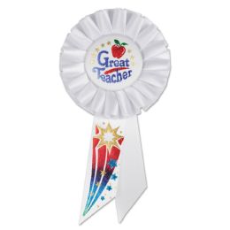 6 Wholesale Great Teacher Rosette