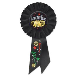 6 Pieces Another Year Younger Rosette - Bows & Ribbons
