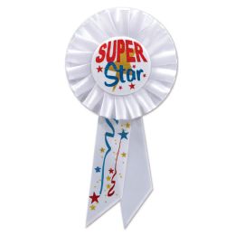 6 Pieces Super Star Rosette - Bows & Ribbons