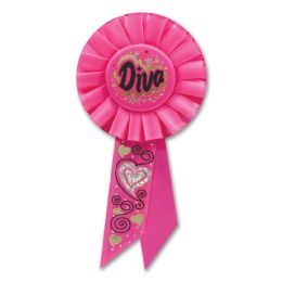 6 Pieces Diva Rosette - Bows & Ribbons