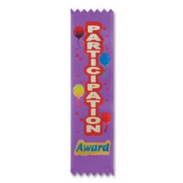 3 Pieces Participation Award Value Pack Ribbons - Bows & Ribbons
