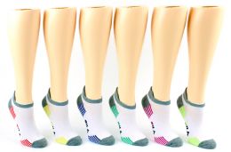 5 Pairs Women's Fila Brand NO-Show Socks - 6-Pair Packs (size 9-11) - Womens Ankle Sock
