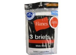 24 Wholesale Hanes Boy's White Briefs - 3 Pack - Sizes XS-L
