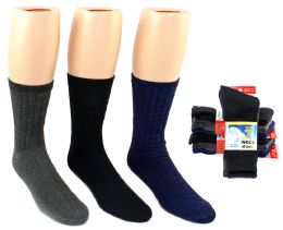 20 Wholesale Men's Wool Blend Thermal Crew Socks