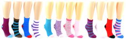 24 Wholesale Women's Fuzzy Ankle Socks - Women's Size 9-11
