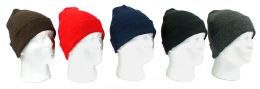 60 Wholesale Adult Cuffed Knit Hats