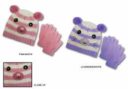 48 Wholesale Toddler Hat & Magic Glove Sets - Panda Bear Designs