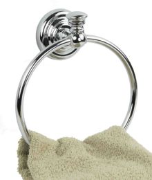 12 Pieces Home Basics WalL-Mounted Towel Ring - Bathroom Accessories
