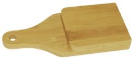 24 Pieces Home Basics Easy Press Small Bamboo Tostonera, Natural - Kitchen Gadgets & Tools