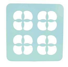12 Pieces Home Basics Turquoise Collection Trinity Trivet, Turqouise - Coasters & Trivets