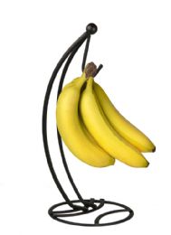 12 Wholesale Home Basics Wire Collection Banana Tree, Black