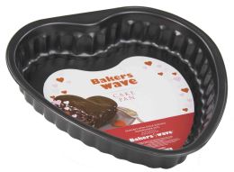 24 Wholesale Home Basics Heart-Shaped Cake Pan