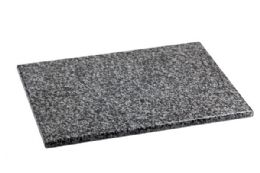 4 Wholesale Home Basics 15.5" x 11.5" Granite Cutting Board, Black