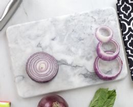 5 Bulk Home Basics Multi-Purpose Pastry Marble Cutting Board, White