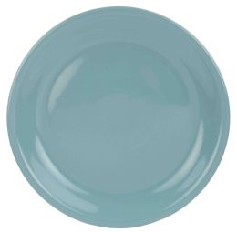 12 Wholesale Home Basics 10.5" Ceramic Dinner Plate, Turquoise