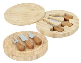 24 Wholesale Home Basics Cheese Set With Tools
