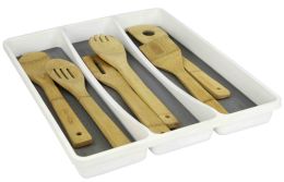 12 Wholesale Home Basics Utensil Tray with Rubber Lined Compartments
