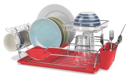 6 Wholesale Home Basics 2-Tier Dish Drainer