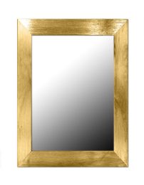 6 Wholesale Home Basics Contemporary Rectangle Wall Mirror, Gold