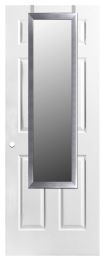 6 Wholesale Home Basics Over The Door Mirror, Silver