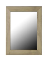 6 Wholesale Home Basics Contemporary Rectangle Wall Mirror, Natural