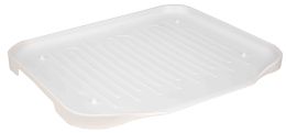 12 Wholesale Home Basics Plastic Dish Drying Tray, White