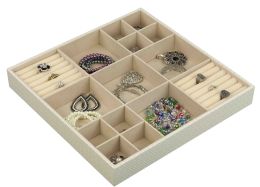 6 Bulk Home Basics 15-Compartment Jewelry Organizer