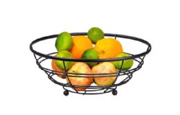 12 Wholesale Home Basicswire Collection Fruit Bowl, Black